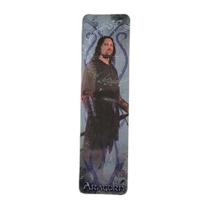 Vintage Aragorn Tab Bookmark, 2002 Lord Rings Two Towers, Y2K Movie, XTAB-622477